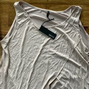 Savvi Sage Tie Tank Top